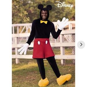 Disney Mickey Mouse adult Costume - Black, Red, Yellow